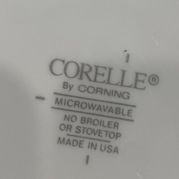 Vintage Corning Ware Corelle Black Winding Gate Pattern Vegetable Serving Dish - Picture 9 of 10